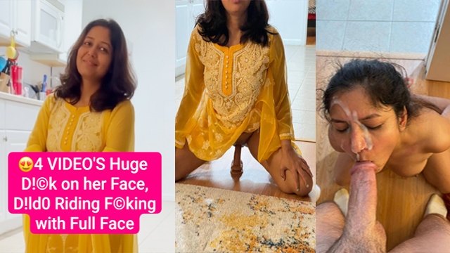 Desi Bhabhi Huge Dildo – Face Riding Creampie Viral
